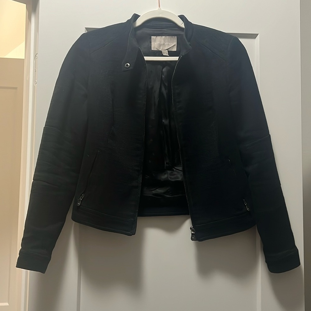 Banana Republic- cropped bomber jacket